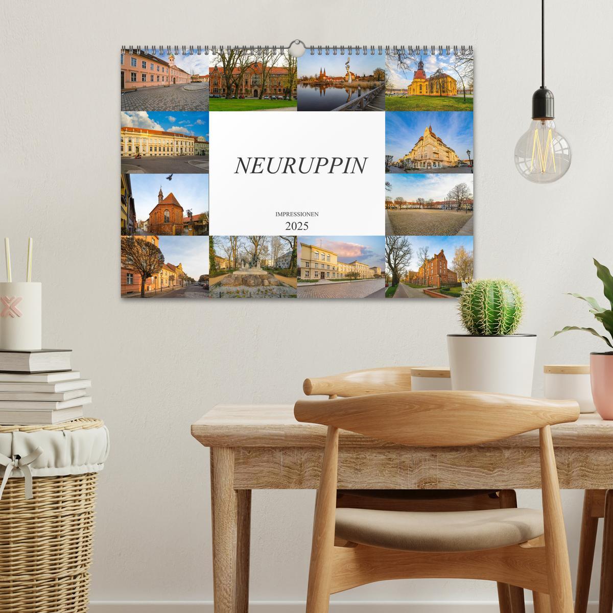 Bild: 9783435241682 | Neuruppin Impressionen (Wandkalender 2025 DIN A3 quer), CALVENDO...