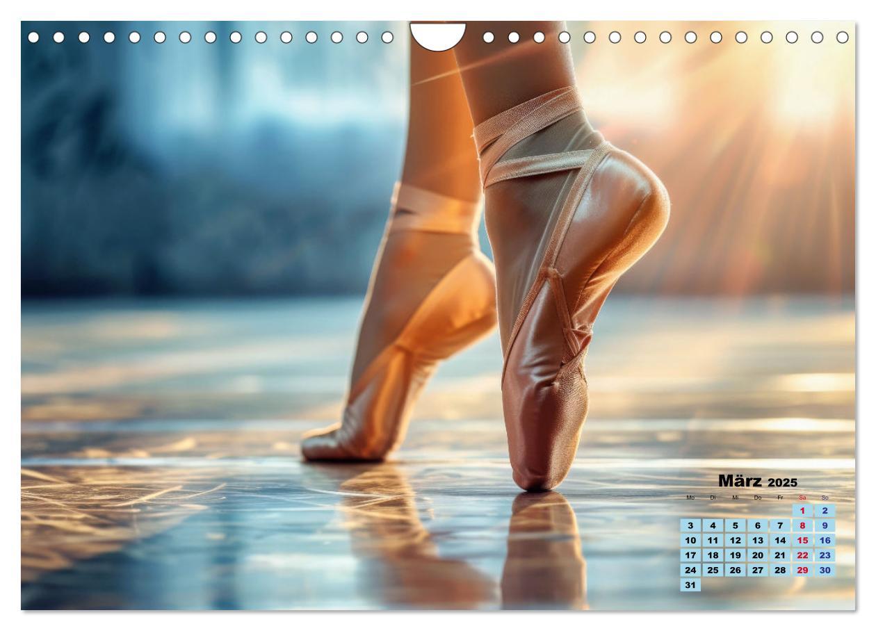 Bild: 9783457184042 | BALLETT - ein Hauch Magie (Wandkalender 2025 DIN A4 quer), CALVENDO...