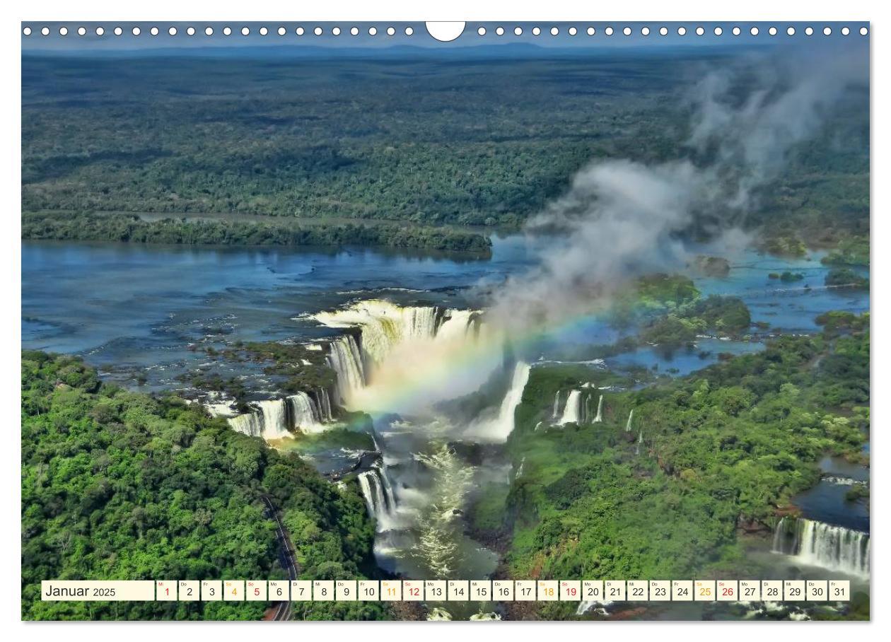 Bild: 9783435567652 | Iguazu Wasserfälle - Südamerika (Wandkalender 2025 DIN A3 quer),...