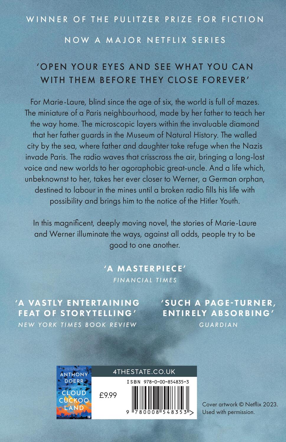 Rückseite: 9780008548353 | All the Light We Cannot See. Film Tie-In | Anthony Doerr | Taschenbuch