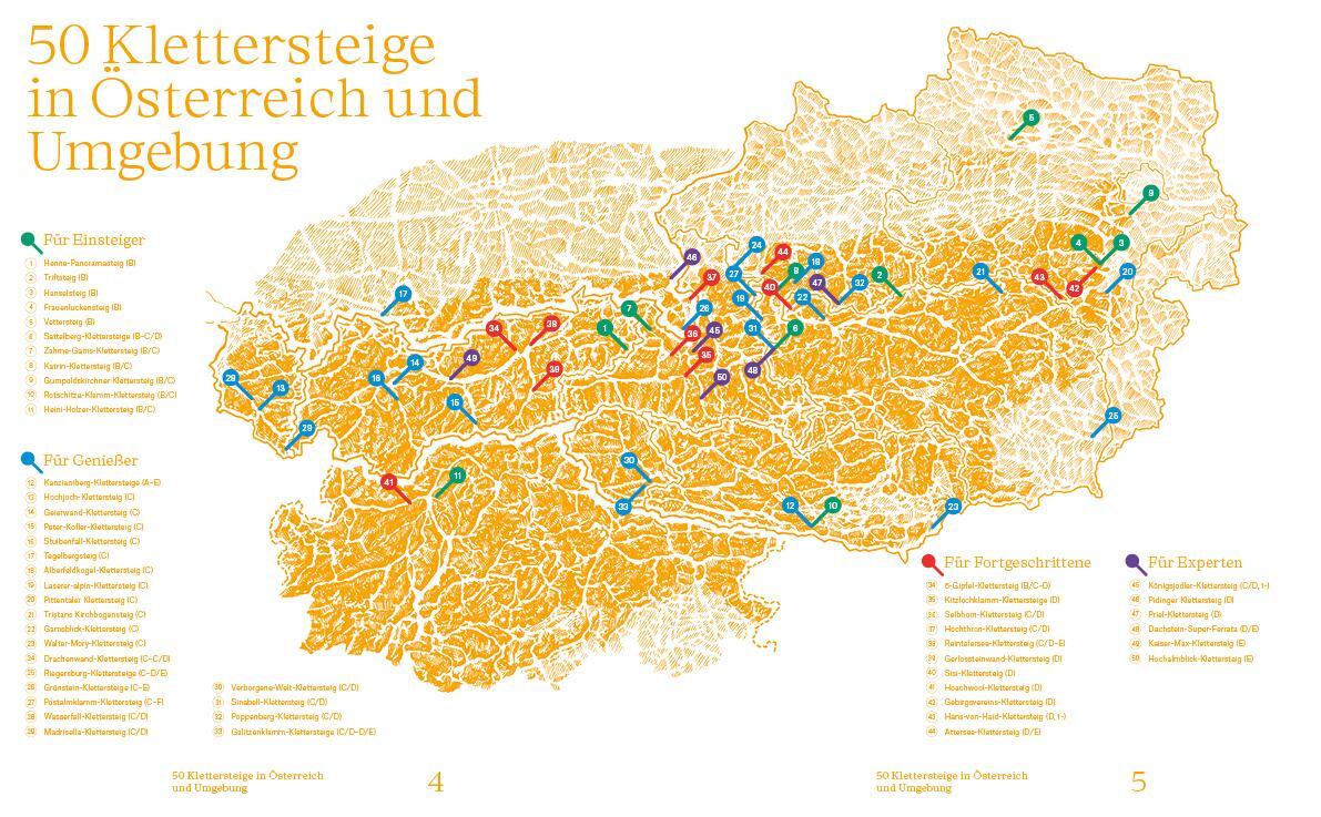 Bild: 9783711200389 | Drahtseiltanz am Fels | Die 50 schönsten Klettersteige Österreichs