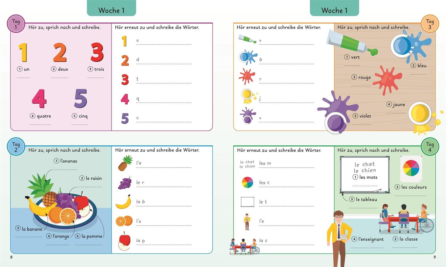 Bild: 9783831045471 | Französisch für clevere Kids - 5 Wörter am Tag | DK Verlag - Kids