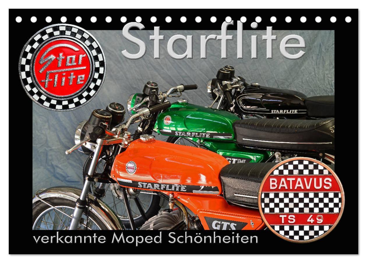 Cover: 9783435109203 | Starflite verkannte Moped Schönheiten (Tischkalender 2025 DIN A5...