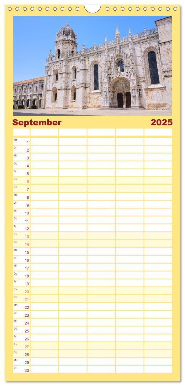 Bild: 9783457119150 | Familienplaner 2025 - Portugal mit 5 Spalten (Wandkalender, 21 x 45...