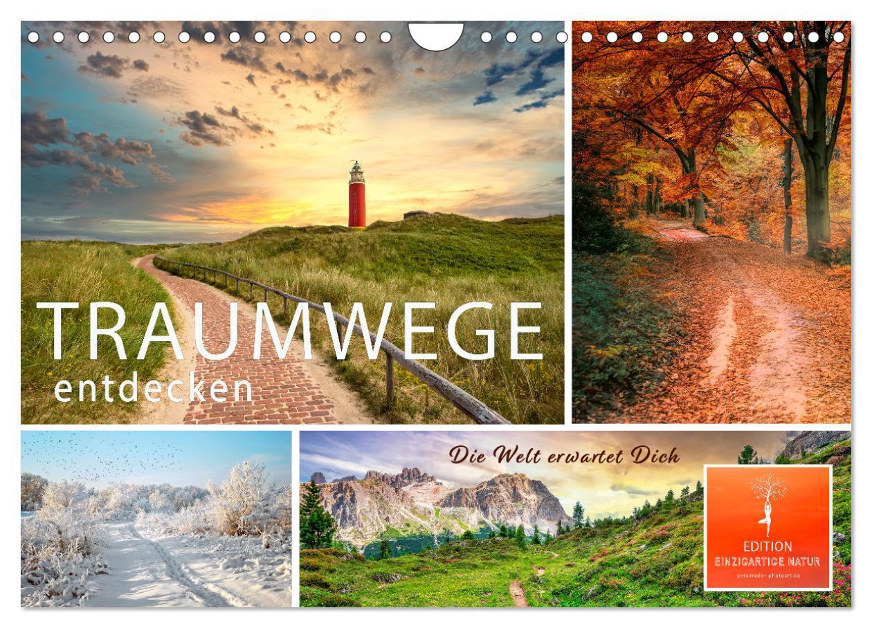 Cover: 9783435084326 | Traumwege entdecken (Wandkalender 2025 DIN A4 quer), CALVENDO...