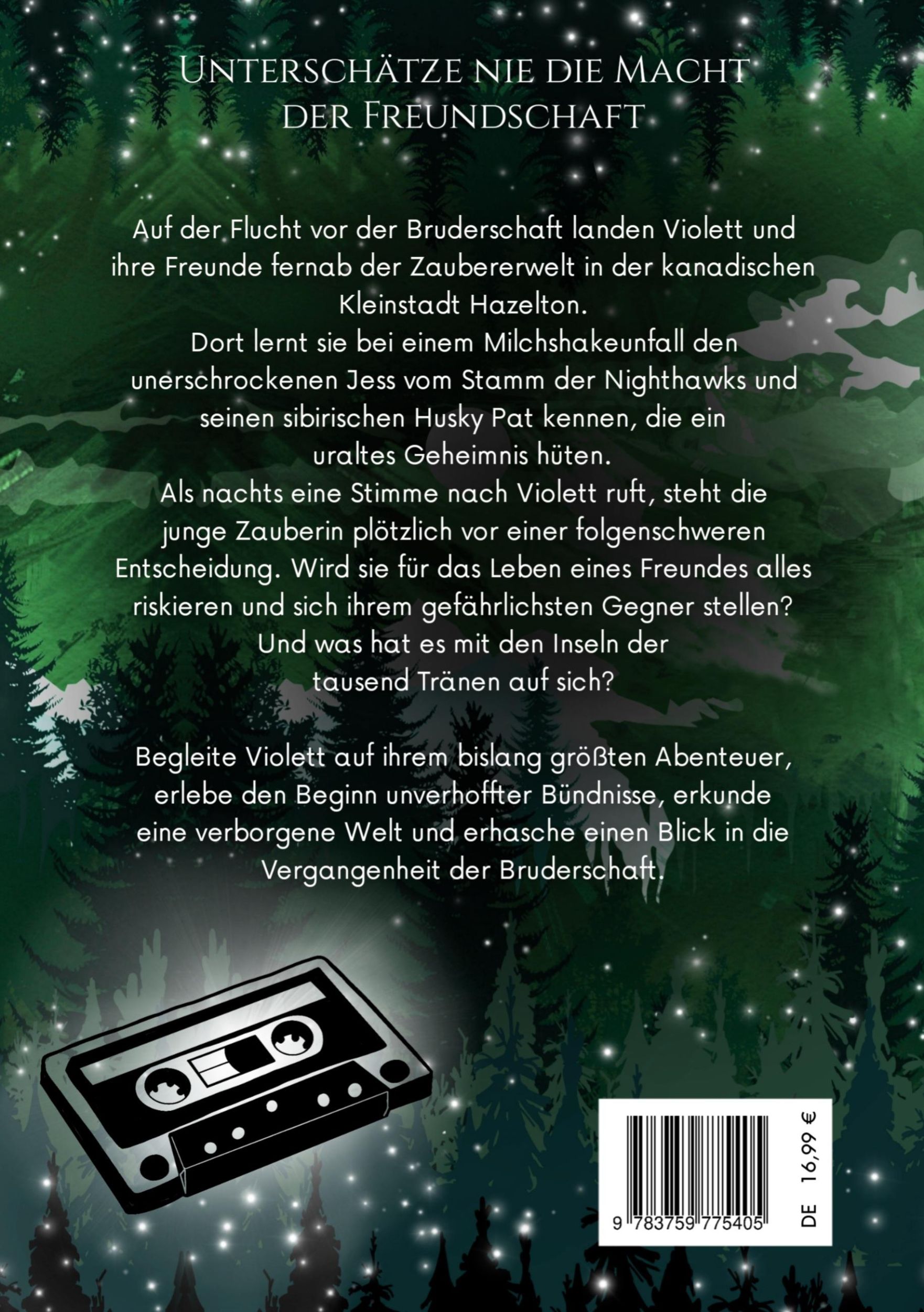 Rückseite: 9783759775405 | Violett Nightingale | Die Inseln der tausend Tränen | Woodwind | Buch