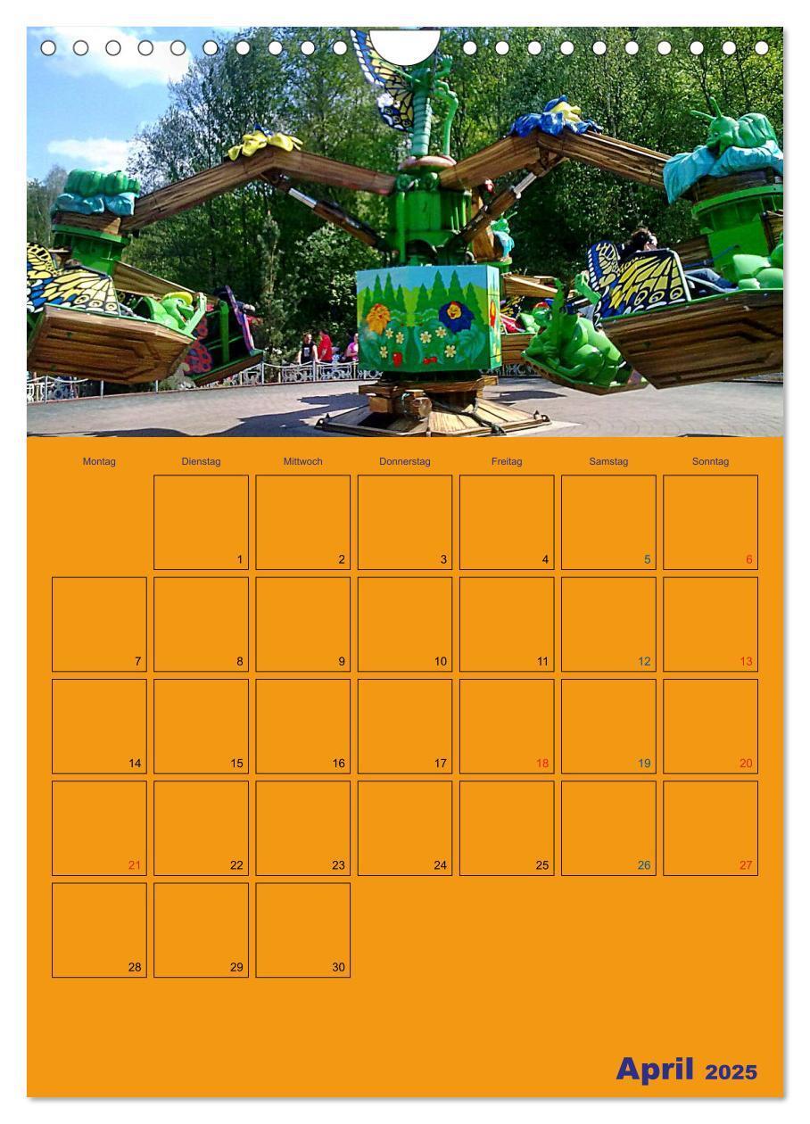 Bild: 9783457088302 | Freizeitparkmomente / Planer (Wandkalender 2025 DIN A4 hoch),...