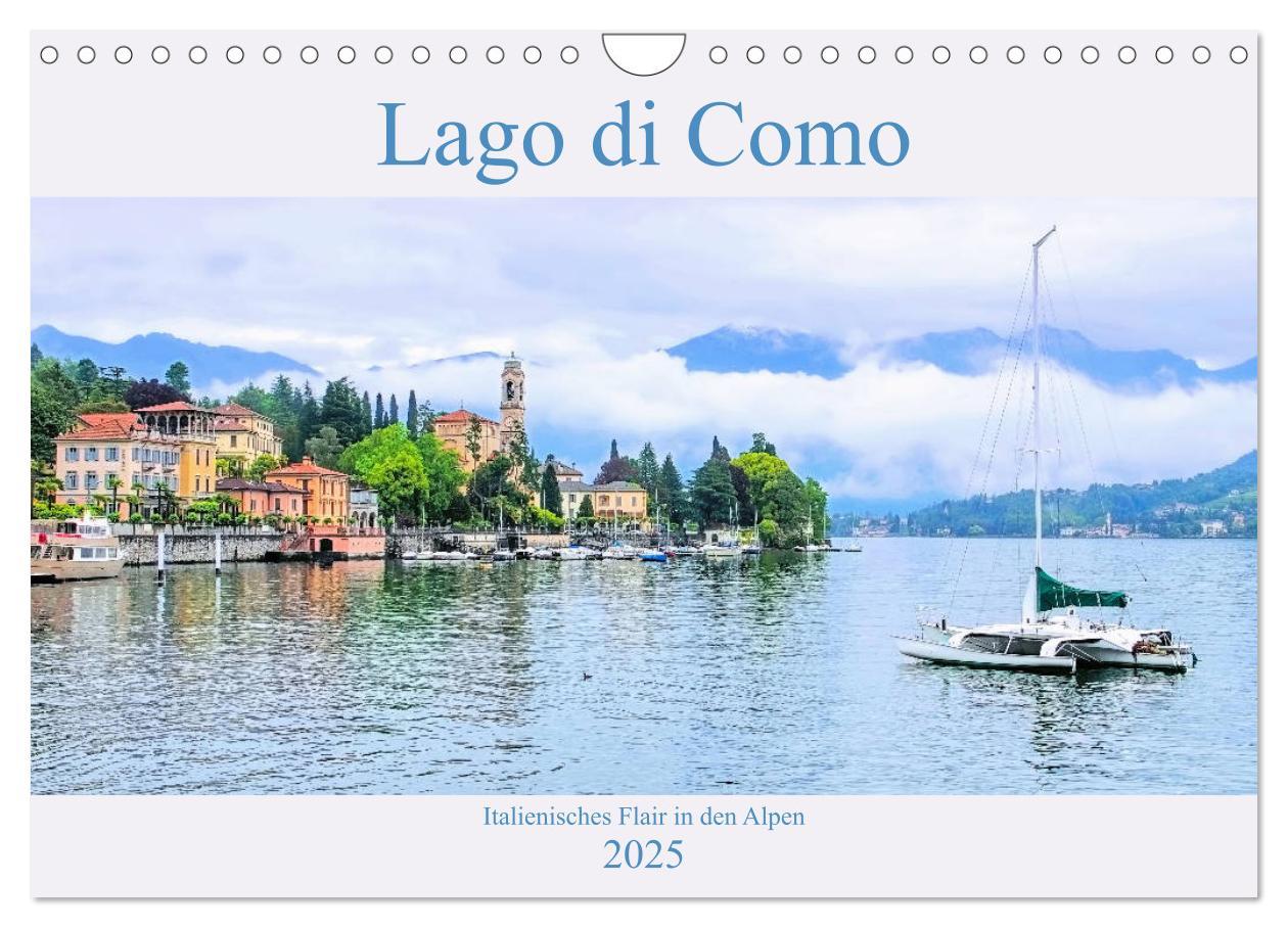 Cover: 9783435154104 | Lago di Como - Italienisches Flair in den Alpen (Wandkalender 2025...