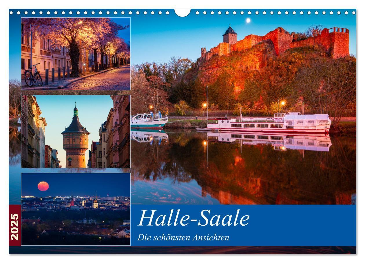 Cover: 9783435120437 | Halle-Saale - Die schönsten Ansichten (Wandkalender 2025 DIN A3...