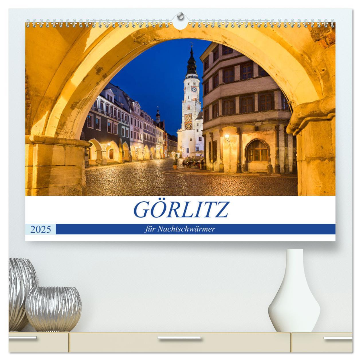 Cover: 9783435193578 | GÖRLITZ für Nachtschwärmer (hochwertiger Premium Wandkalender 2025...