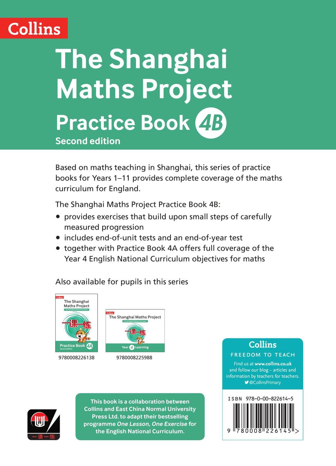 Rückseite: 9780008226145 | Shanghai Maths - The Shanghai Maths Project Practice Book 4b | Simpson