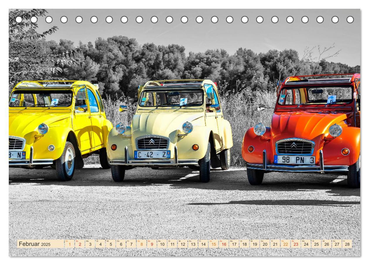 Bild: 9783383882227 | Citroën 2CV - Entenparade (Tischkalender 2025 DIN A5 quer),...