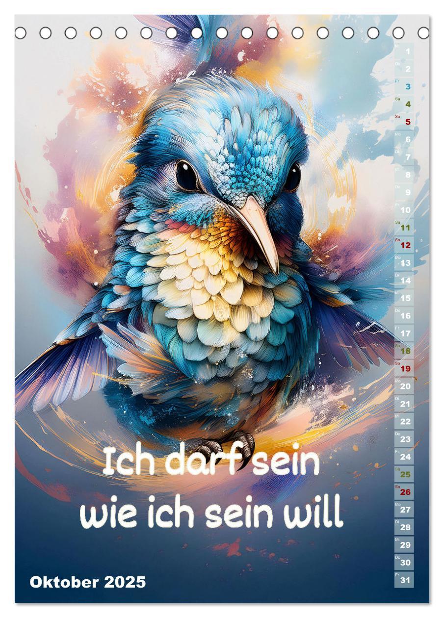 Bild: 9783457164532 | Ich bin stark - Ein tierischer Affirmationskalender (Tischkalender...