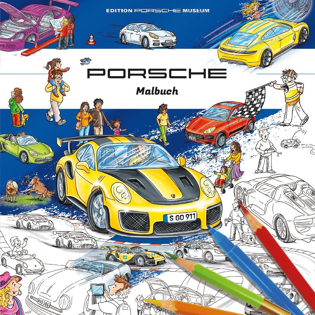 Cover: 9783947188666 | Porsche Malbuch für Kinder | ab 3 Jahre | Stefan Lohr | Broschüre