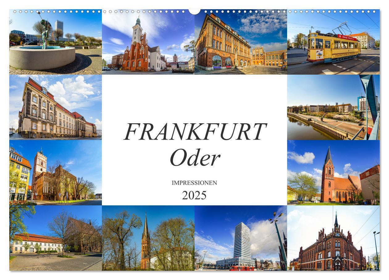 Cover: 9783435241118 | Frankfurt Oder Impressionen (Wandkalender 2025 DIN A2 quer),...