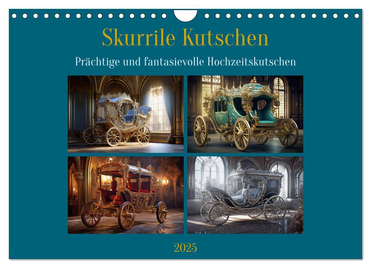 Cover: 9783383850059 | Skurrile Kutschen (Wandkalender 2025 DIN A4 quer), CALVENDO...