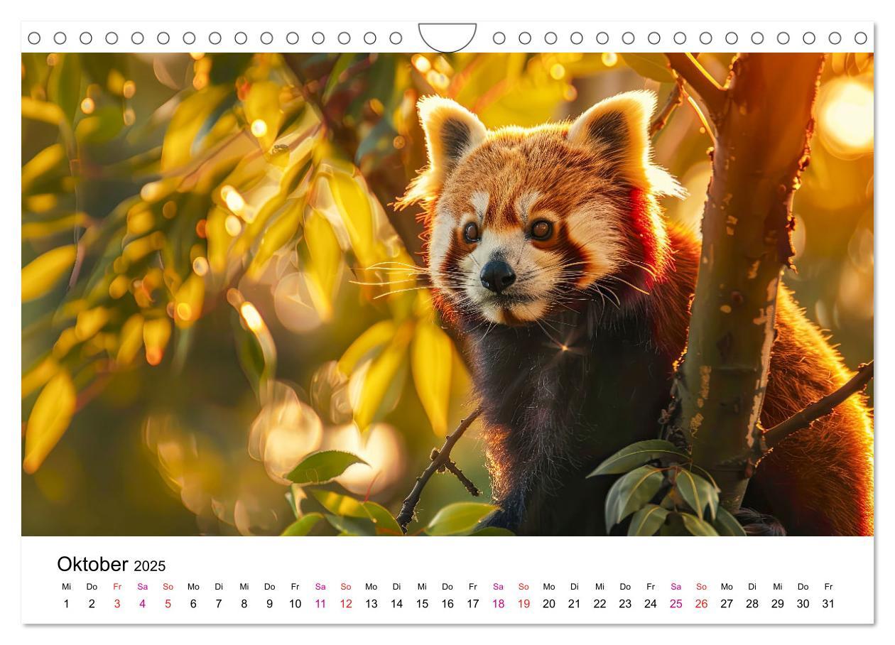 Bild: 9783457137178 | Der Rote Panda (Wandkalender 2025 DIN A4 quer), CALVENDO...