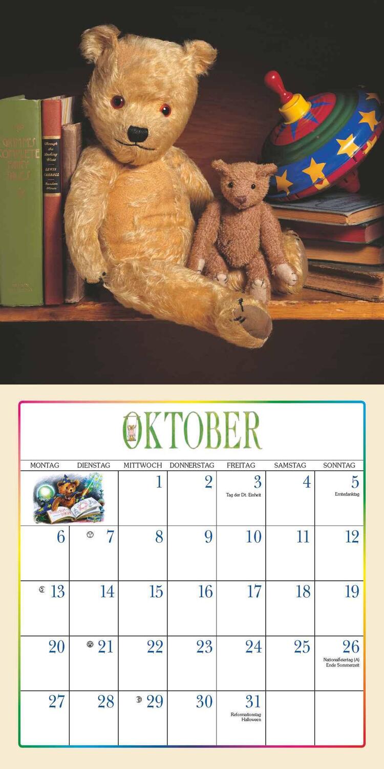 Bild: 4250809653266 | Der Teddybär 2025 - Broschürenkalender - Wandkalender - Format 30 x...