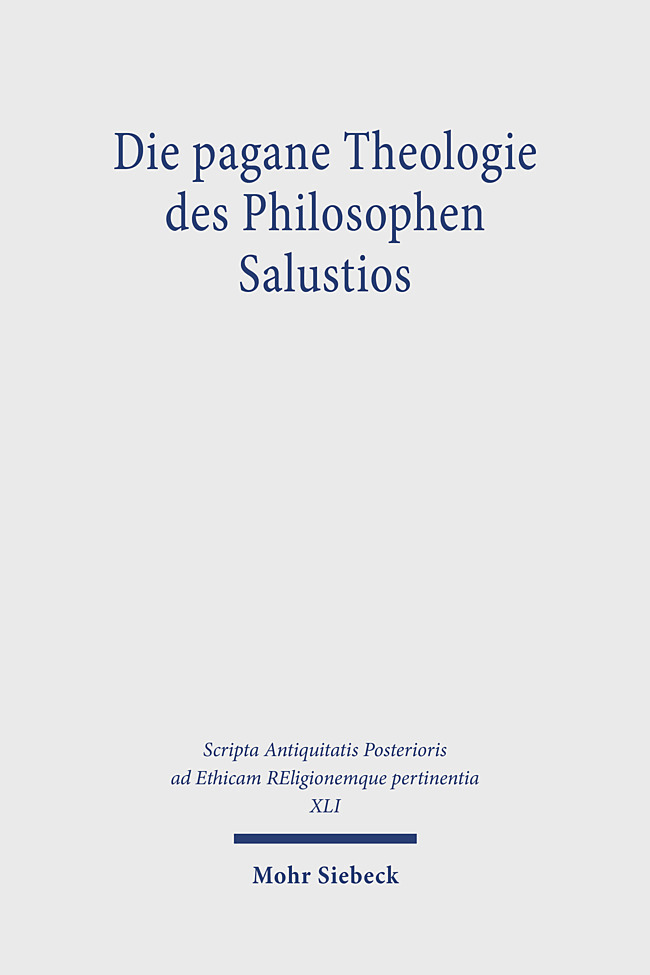 Cover: 9783161576676 | Die pagane Theologie des Philosophen Salustios | Detlef Melsbach | XI