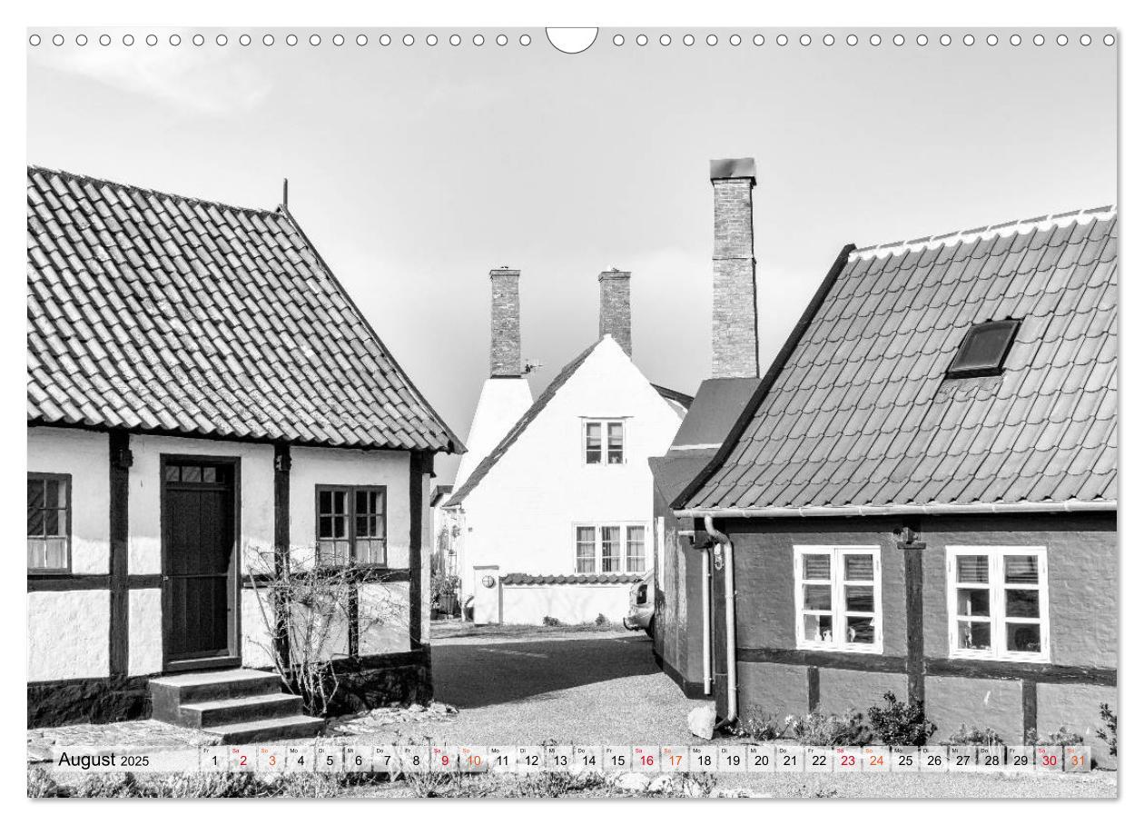 Bild: 9783435349586 | Bornholm black &amp; white (Wandkalender 2025 DIN A3 quer), CALVENDO...