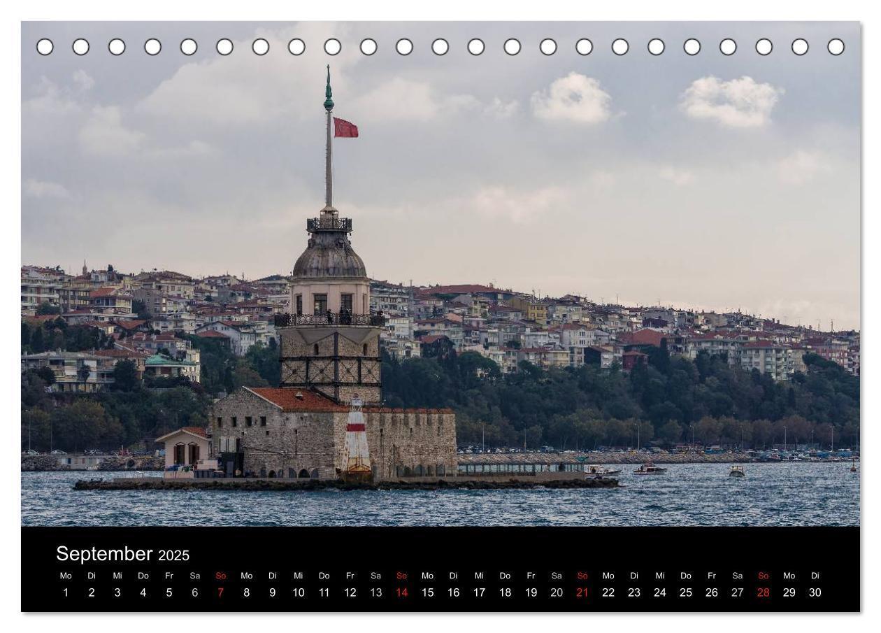 Bild: 9783435821891 | Istanbul (Tischkalender 2025 DIN A5 quer), CALVENDO Monatskalender