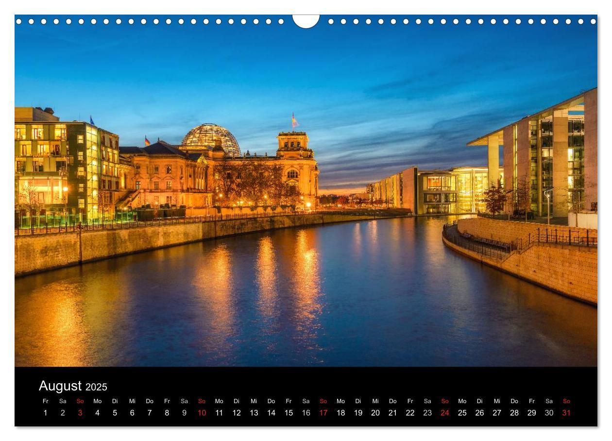 Bild: 9783435636389 | Berlin City bei Nacht (Wandkalender 2025 DIN A3 quer), CALVENDO...