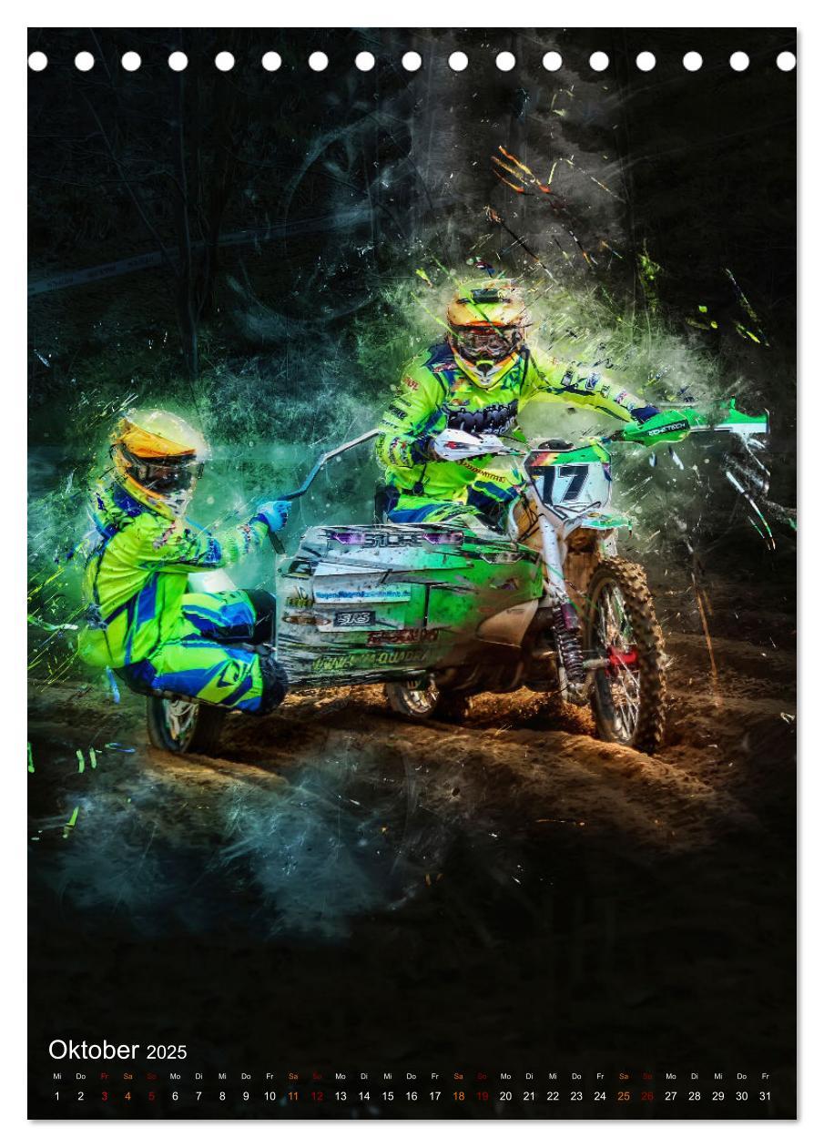 Bild: 9783435912742 | Motocross Seitenwagen - einfach cool (Tischkalender 2025 DIN A5...