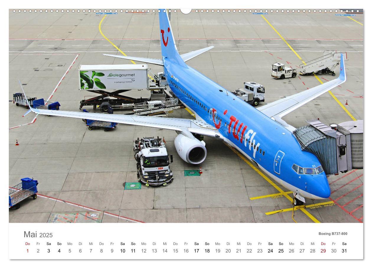 Bild: 9783435130054 | Große und kleine Flieger am Flughafen (Wandkalender 2025 DIN A2...