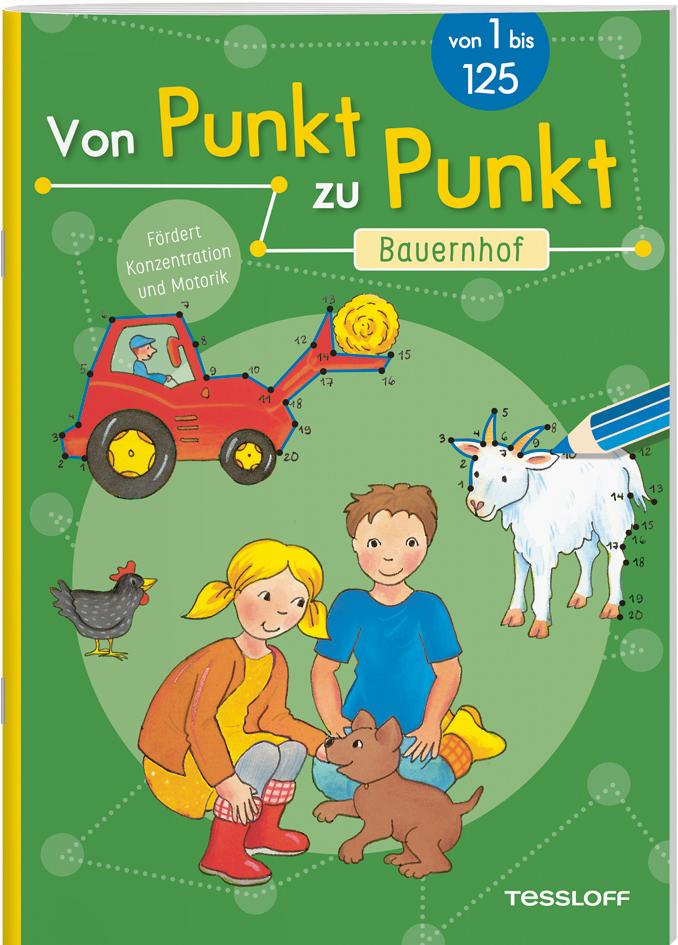 Cover: 9783788645090 | Von Punkt zu Punkt. Bauernhof | Von 1 bis 125 | Corina Beurenmeister