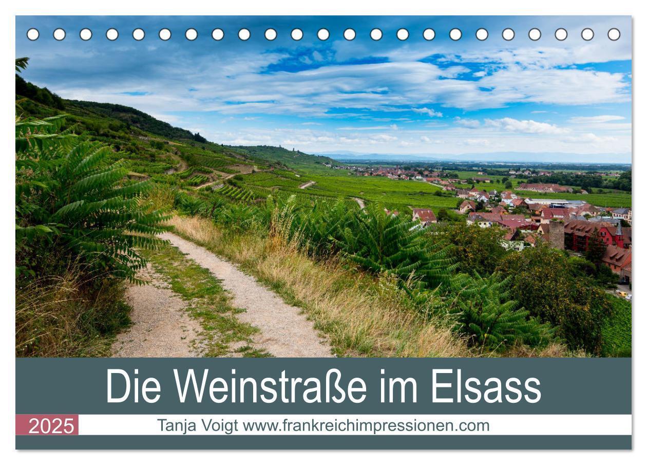 Cover: 9783435348435 | Die Weinstaße im Elsass (Tischkalender 2025 DIN A5 quer), CALVENDO...