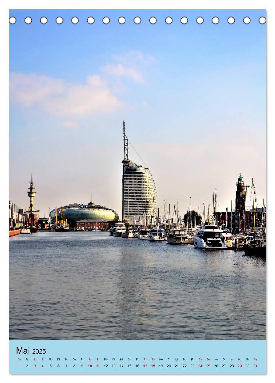 Bild: 9783435997282 | BREMERHAVEN die Seestadt mit maritimen Flair - 2025 (Tischkalender...