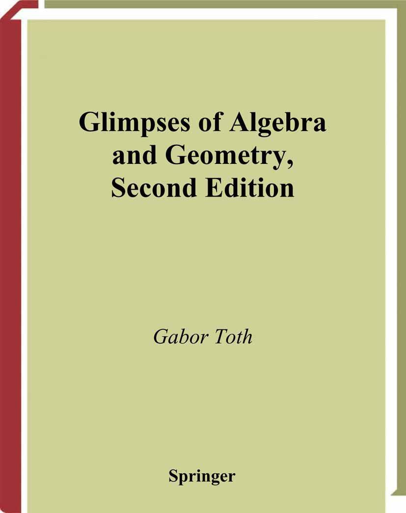 Cover: 9780387953458 | Glimpses of Algebra and Geometry | Gabor Toth | Buch | xxii | Englisch