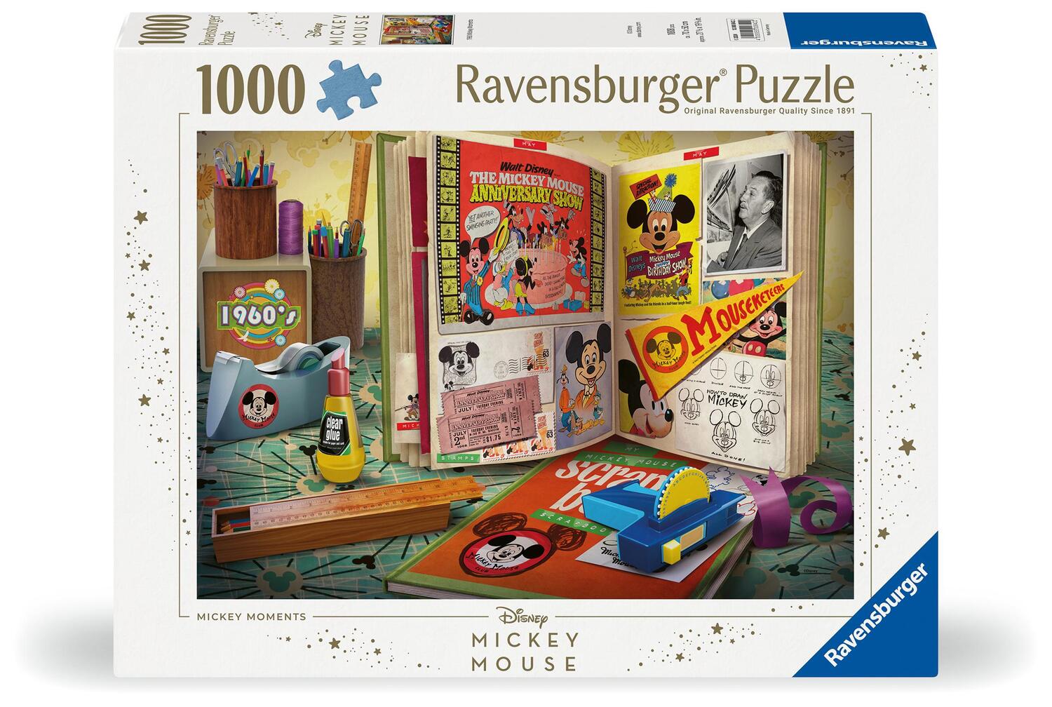 Cover: 4005555008422 | Ravensburger Puzzle 12000842 - 1960 Mickey Moments - 1000 Teile...