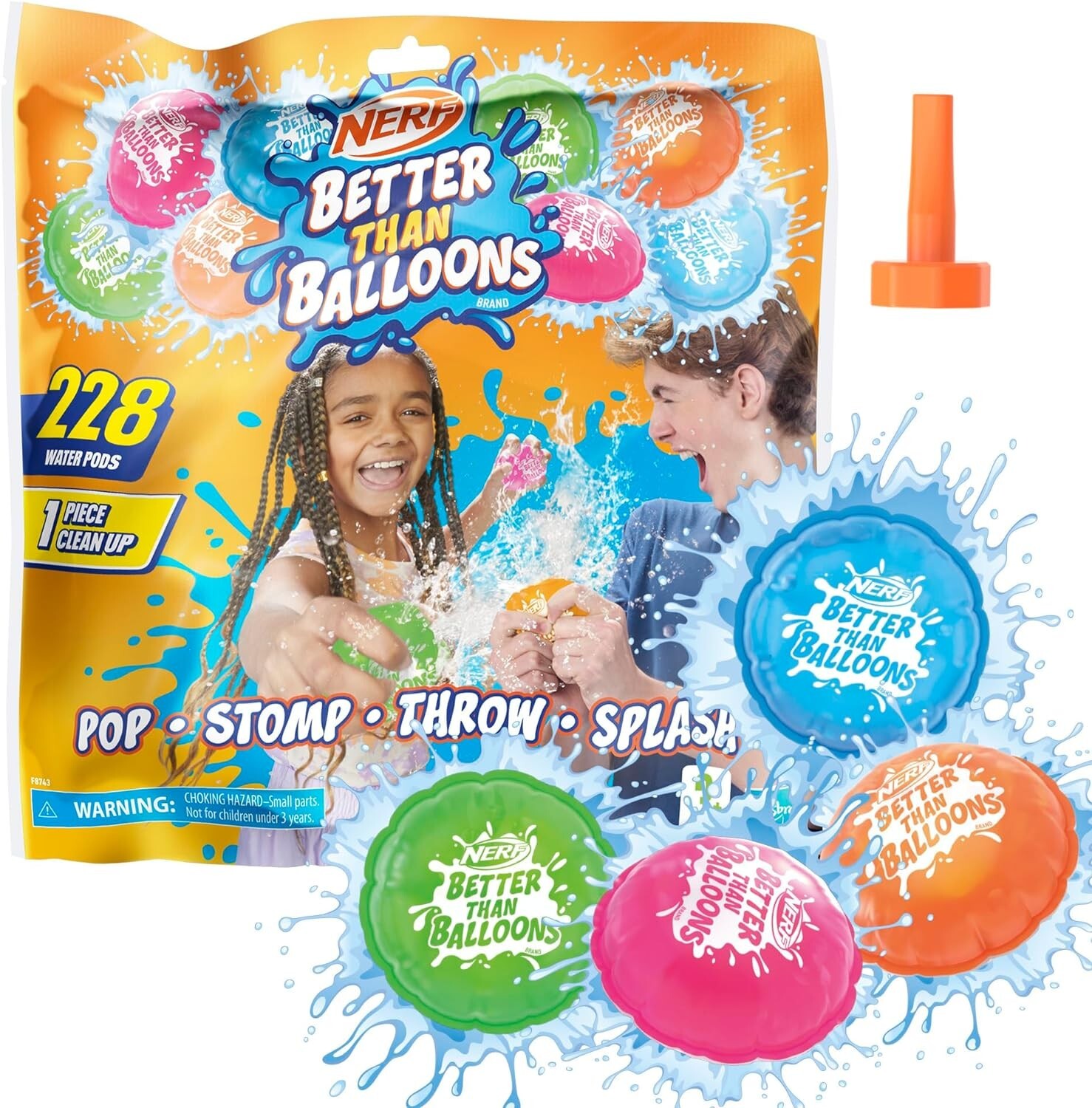 Cover: 5010996208804 | Hasbro F87435L4 - Nerf Supersoaker Better Than Ballons 228 | Deutsch