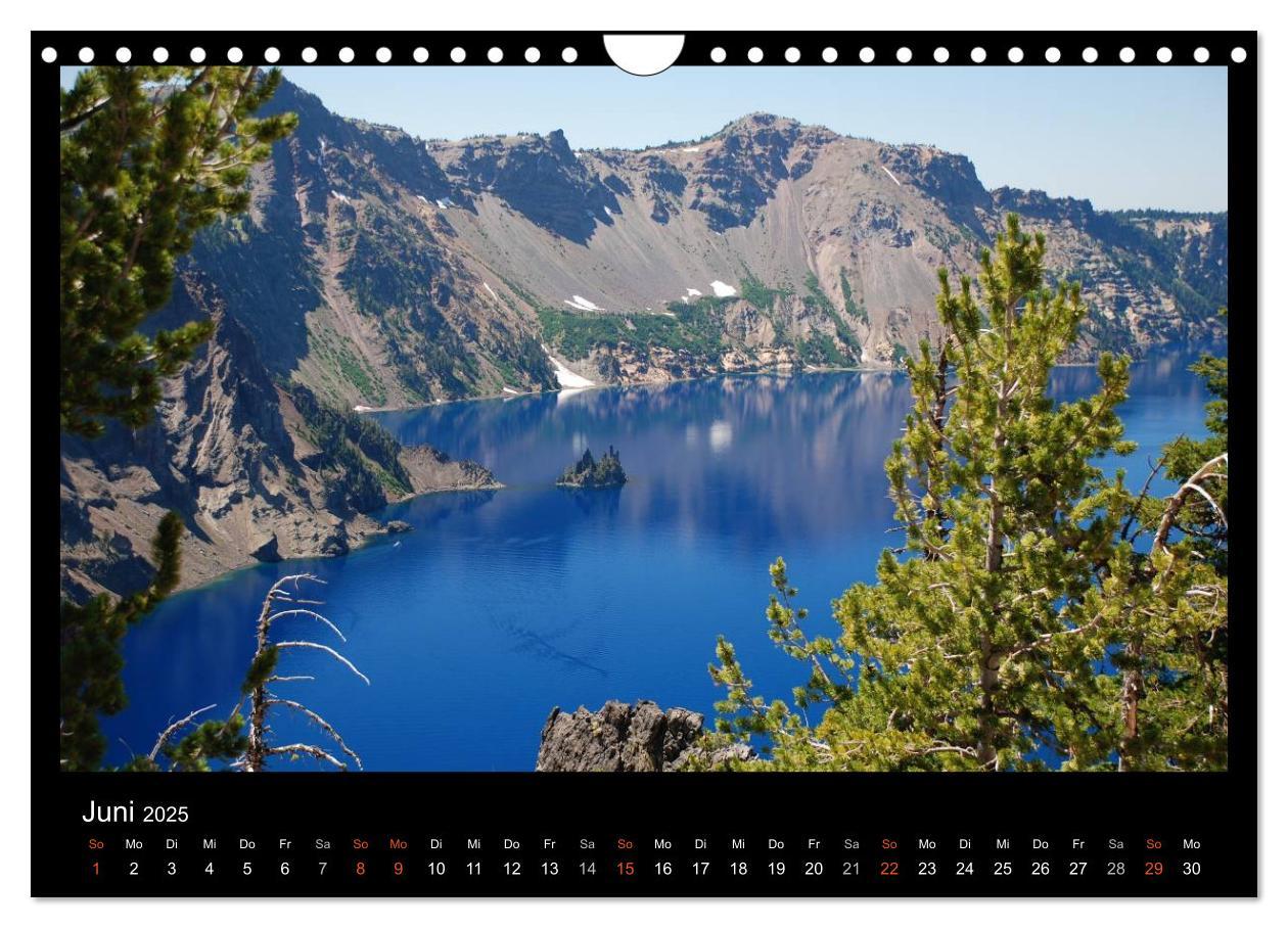 Bild: 9783435741960 | USA - Nordwesten (Wandkalender 2025 DIN A4 quer), CALVENDO...