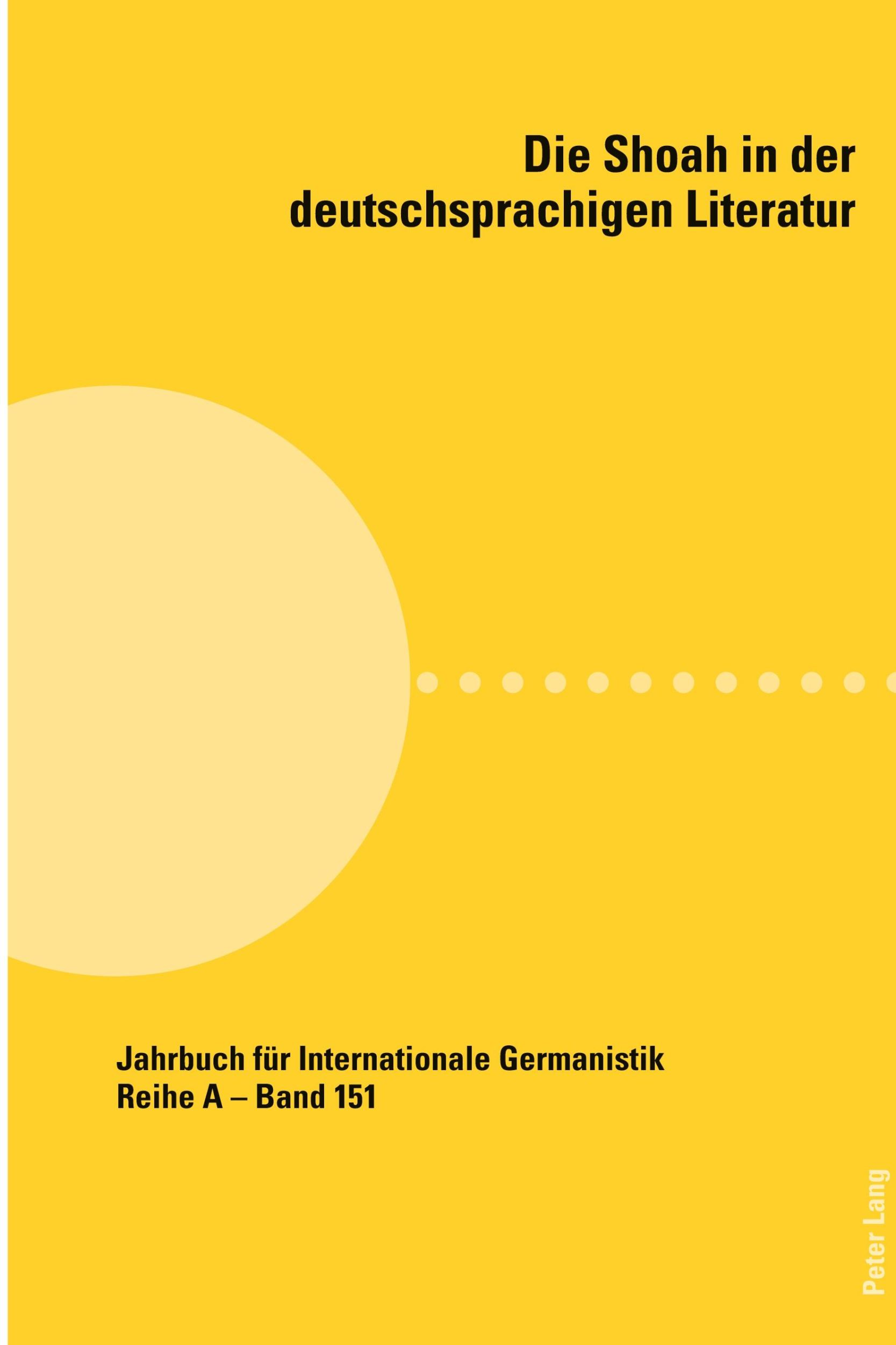 Cover: 9783034347419 | Die Shoah in der deutschsprachigen Literatur | Dallapiazza (u. a.)