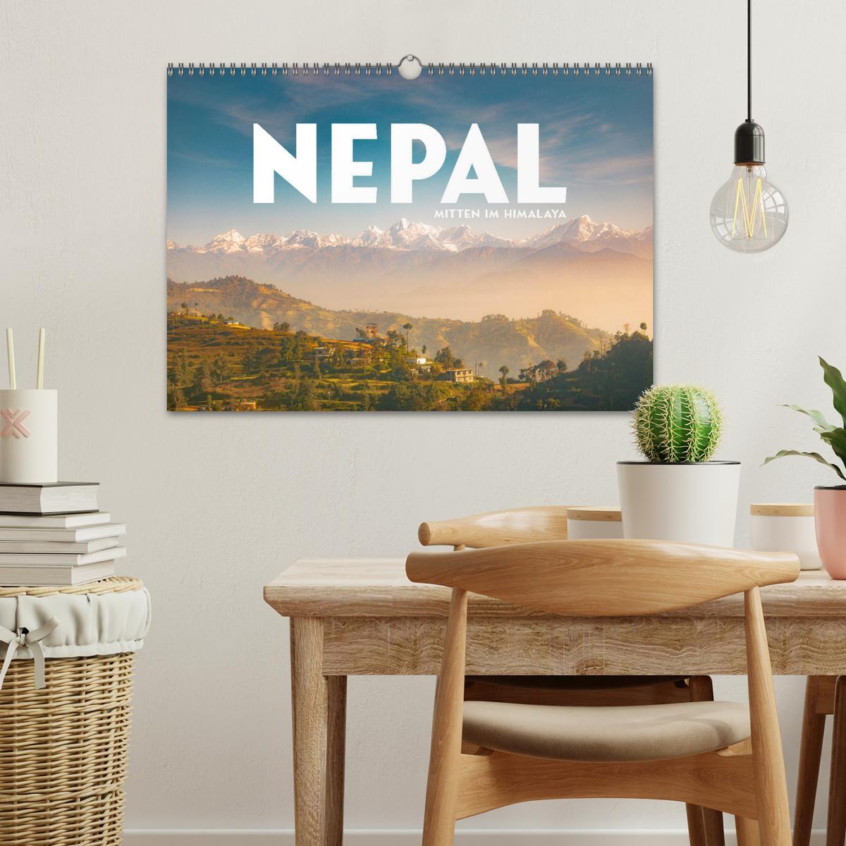 Bild: 9783435008360 | Nepal - Mitten im Himalaya (Wandkalender 2025 DIN A3 quer),...