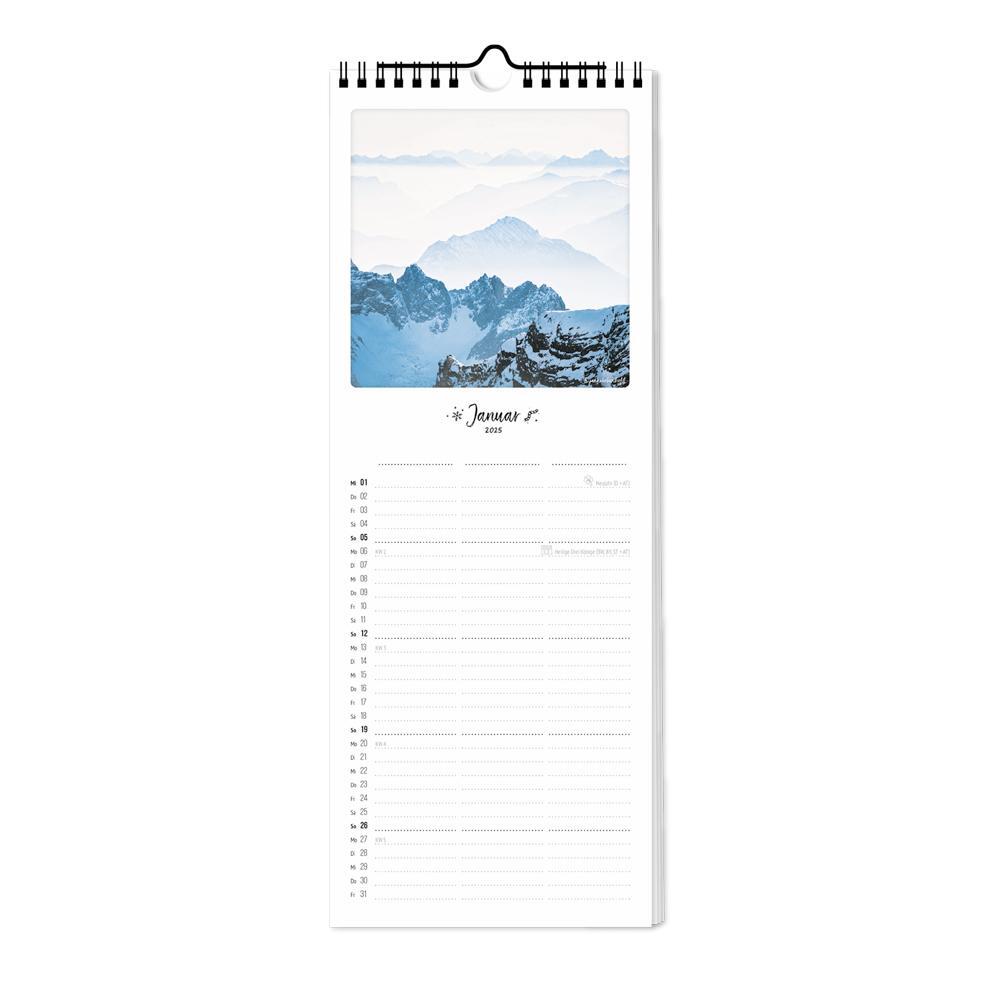 Bild: 4251781179379 | Planer 2025 - Der Berg ruft | 3 Spalten | Pickmotion | Kalender | 2025