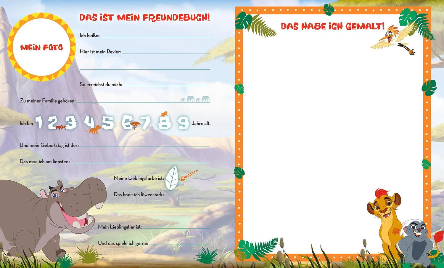 Bild: 9783833237362 | Disney Junior Die Garde der Löwen: Meine ersten Freunde | Panini