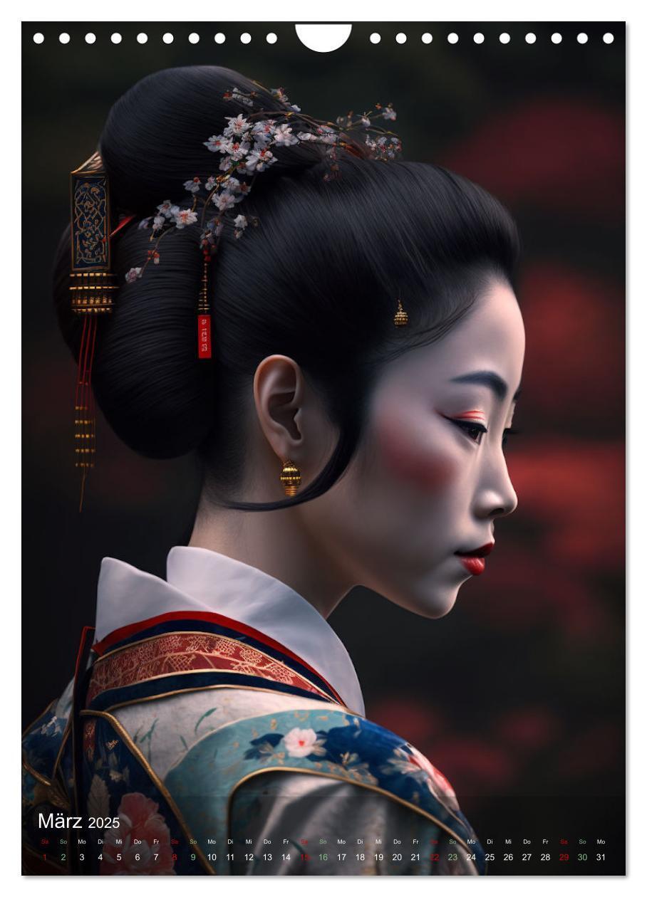 Bild: 9783435881864 | Wunderschöne Portraits Japanischer Geishas (Wandkalender 2025 DIN...