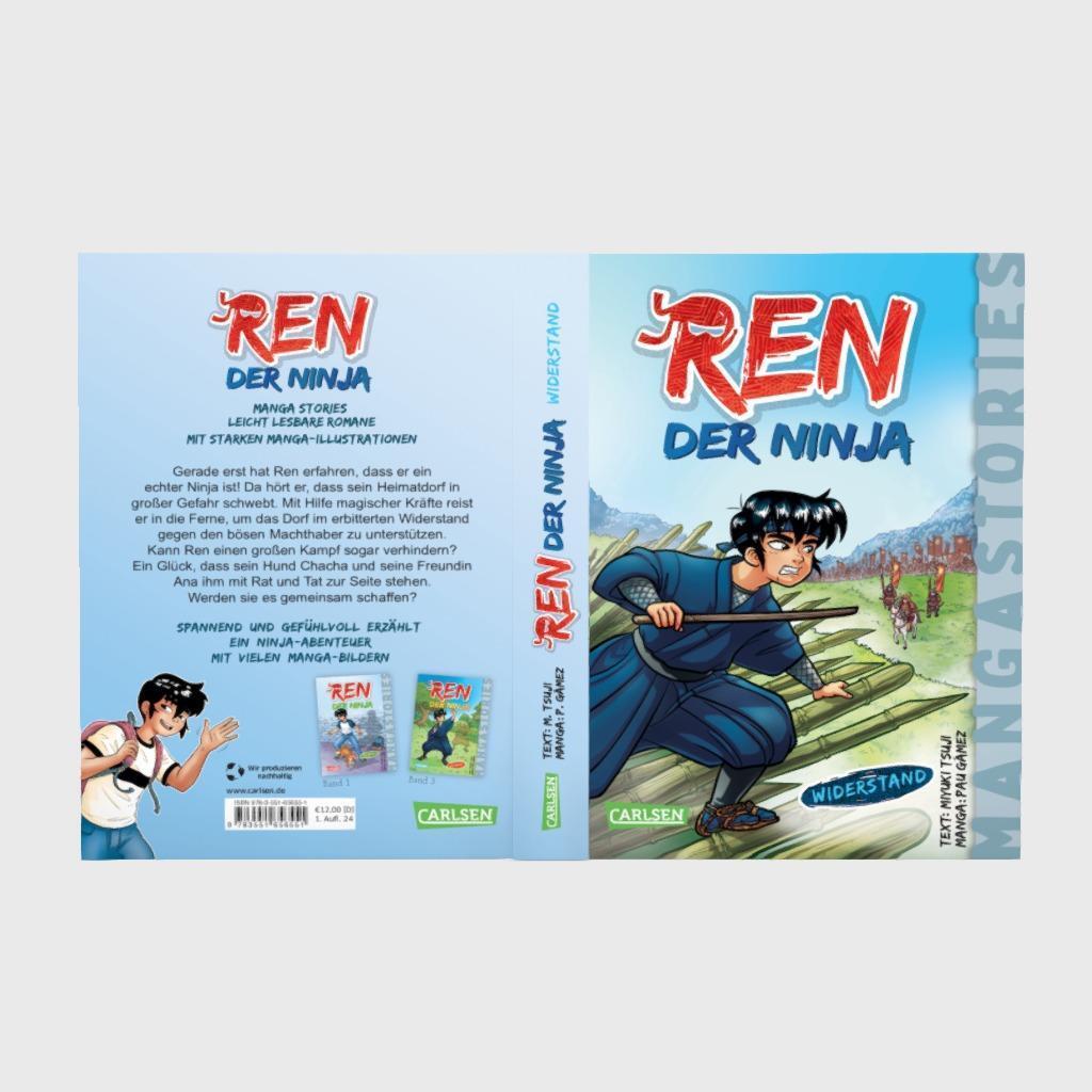 Bild: 9783551656551 | REN, der Ninja Band 2 - Widerstand | Miyuki Tsuji | Buch | 256 S.