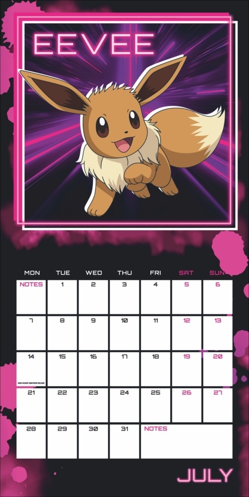 Bild: 9783840196706 | Pokémon Broschurkalender 2025 | Kalender | 28 S. | Englisch | 2025