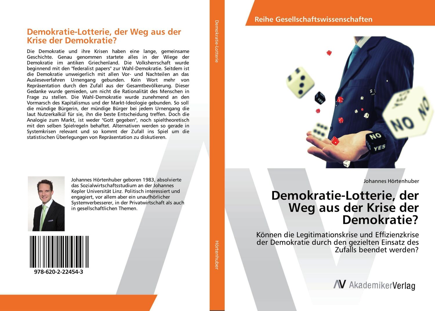 Cover: 9786202224543 | Demokratie-Lotterie, der Weg aus der Krise der Demokratie? | Buch