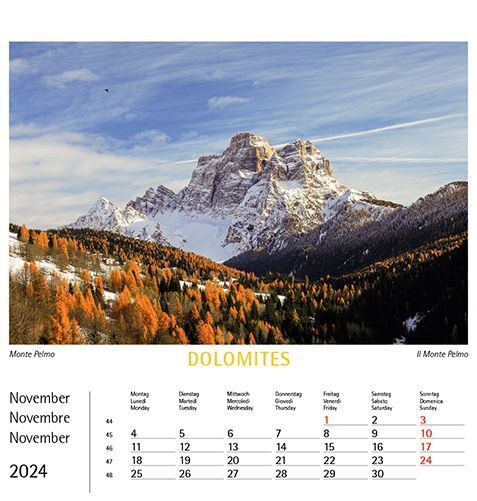 Bild: 9788887531466 | Dolomiten 2024, Postkartenkalender Querformat | Kalender | 2024