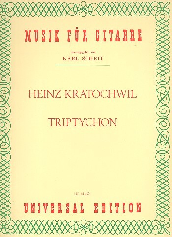 Cover: 9790008005442 | Triptychon | Heinz Kratochwil | Buch | Universal Edition