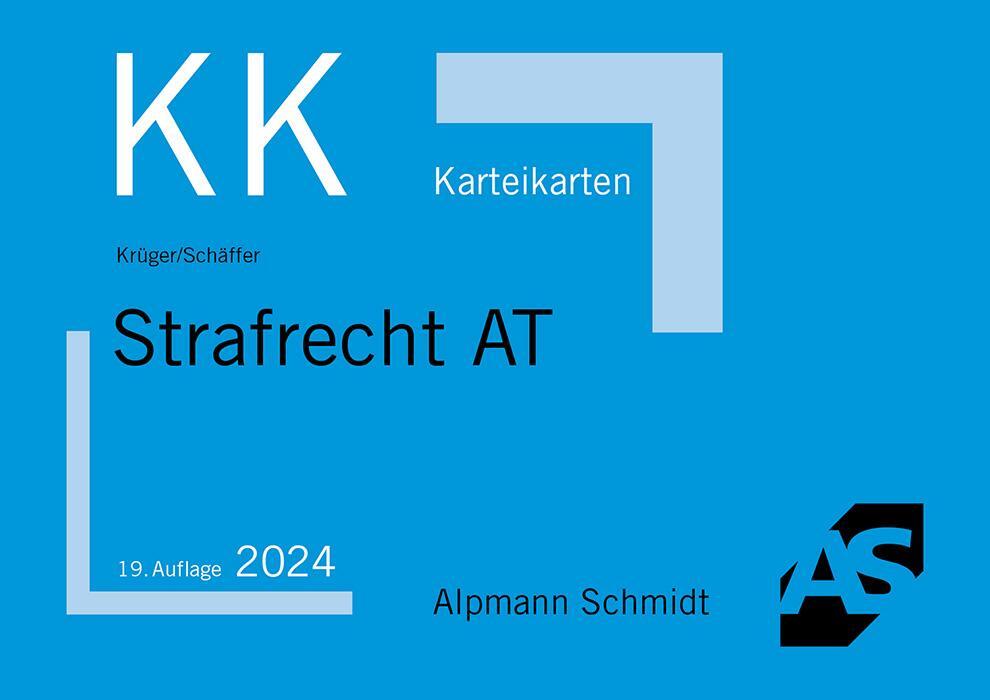 Cover: 9783867529273 | Karteikarten Strafrecht Allgemeiner Teil | Rolf Krüger (u. a.) | Buch