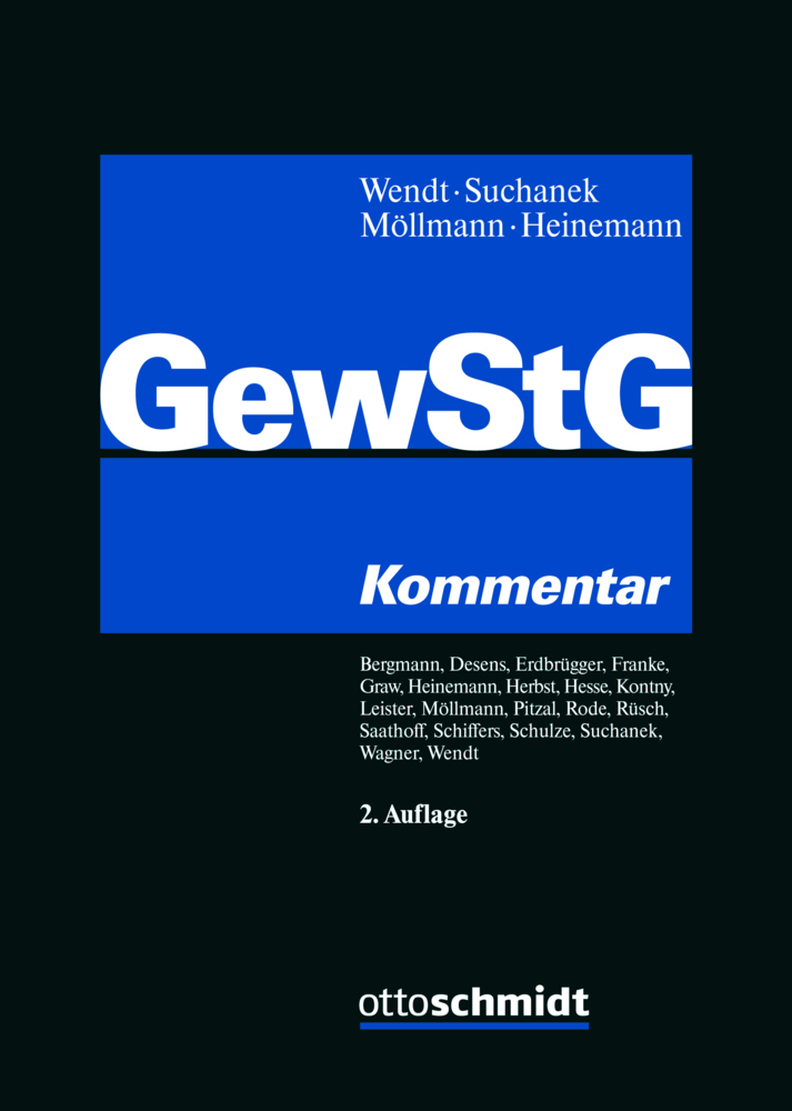 Cover: 9783504253851 | Gewerbesteuergesetz | Kommentar | Michael Wendt (u. a.) | Buch | 2022