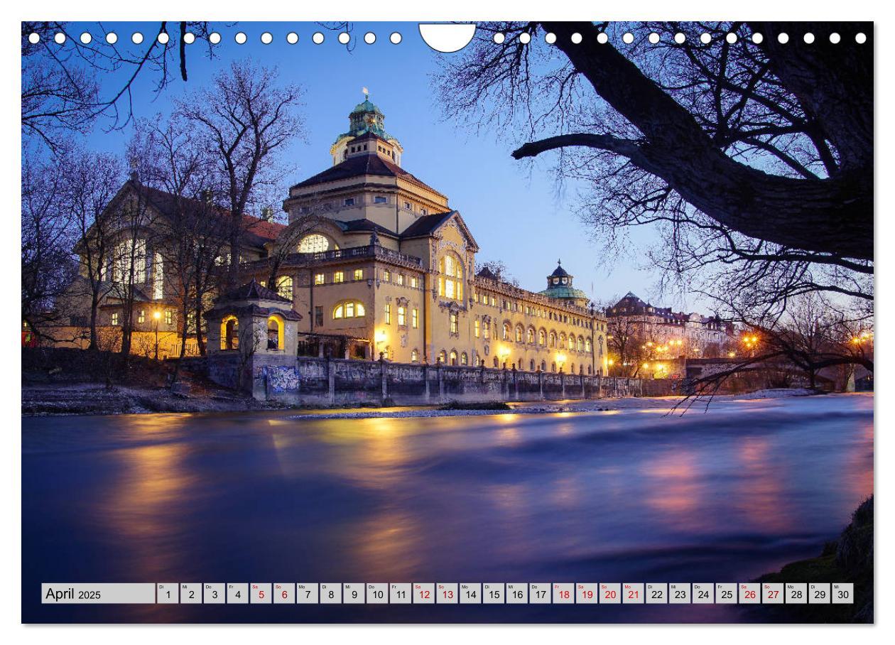 Bild: 9783435396733 | München - Lichter der Großstadt (Wandkalender 2025 DIN A4 quer),...