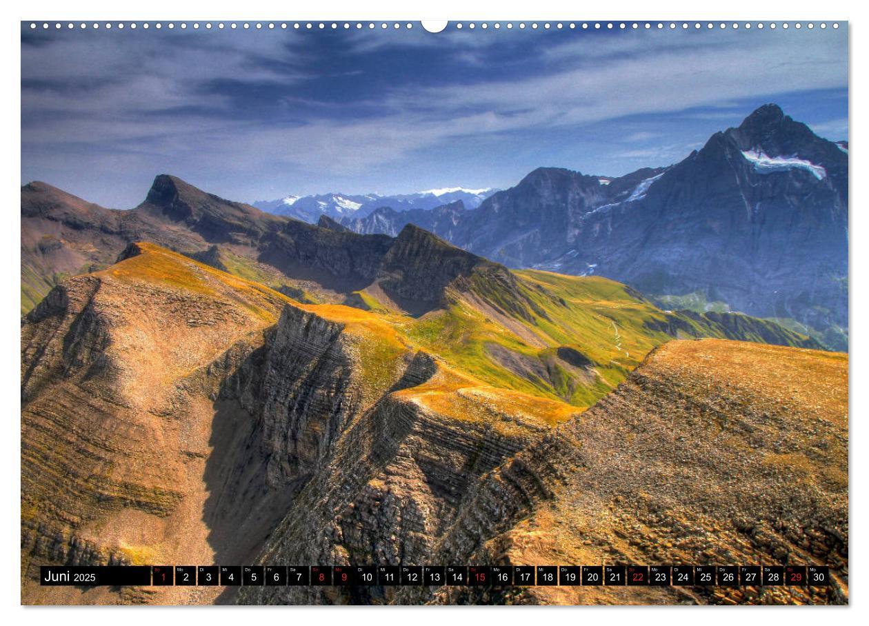 Bild: 9783435265886 | Berge im Berner Oberland (hochwertiger Premium Wandkalender 2025...