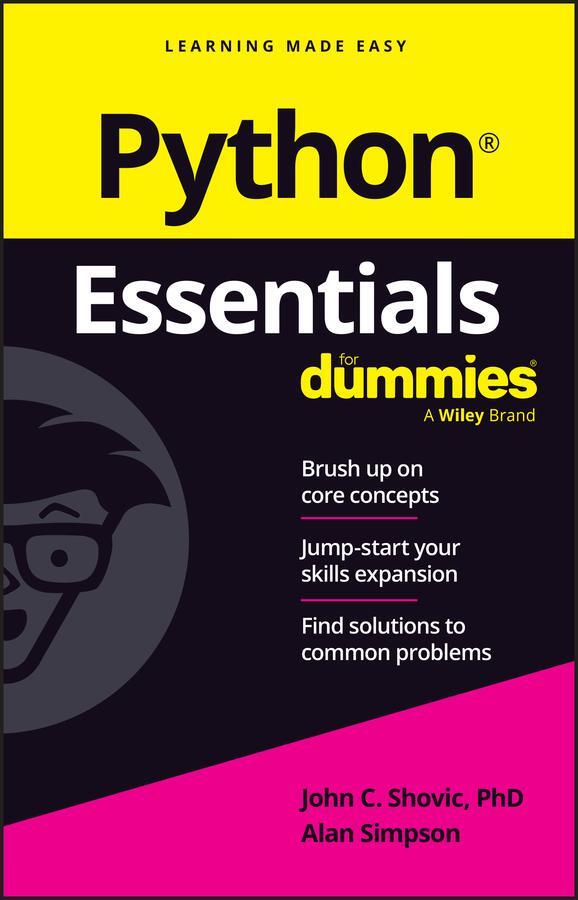 Cover: 9781394263479 | Python Essentials For Dummies | John C. Shovic (u. a.) | Taschenbuch